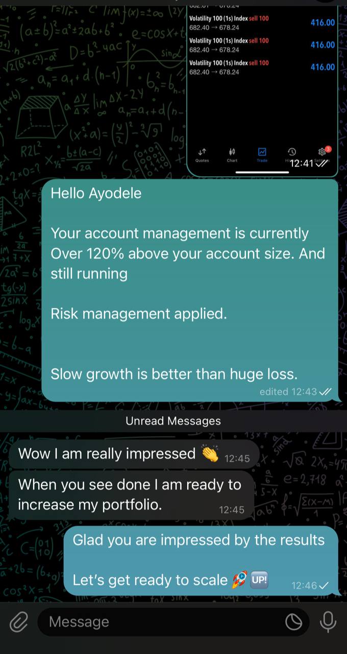 JMJ Trading account management profit